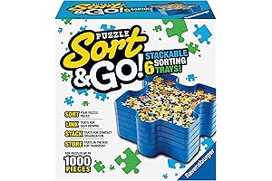 Ravensburger Sort and Go Jigsaw Puzzle Accessory: Keep Puzzle Pieces Organized and Sorted