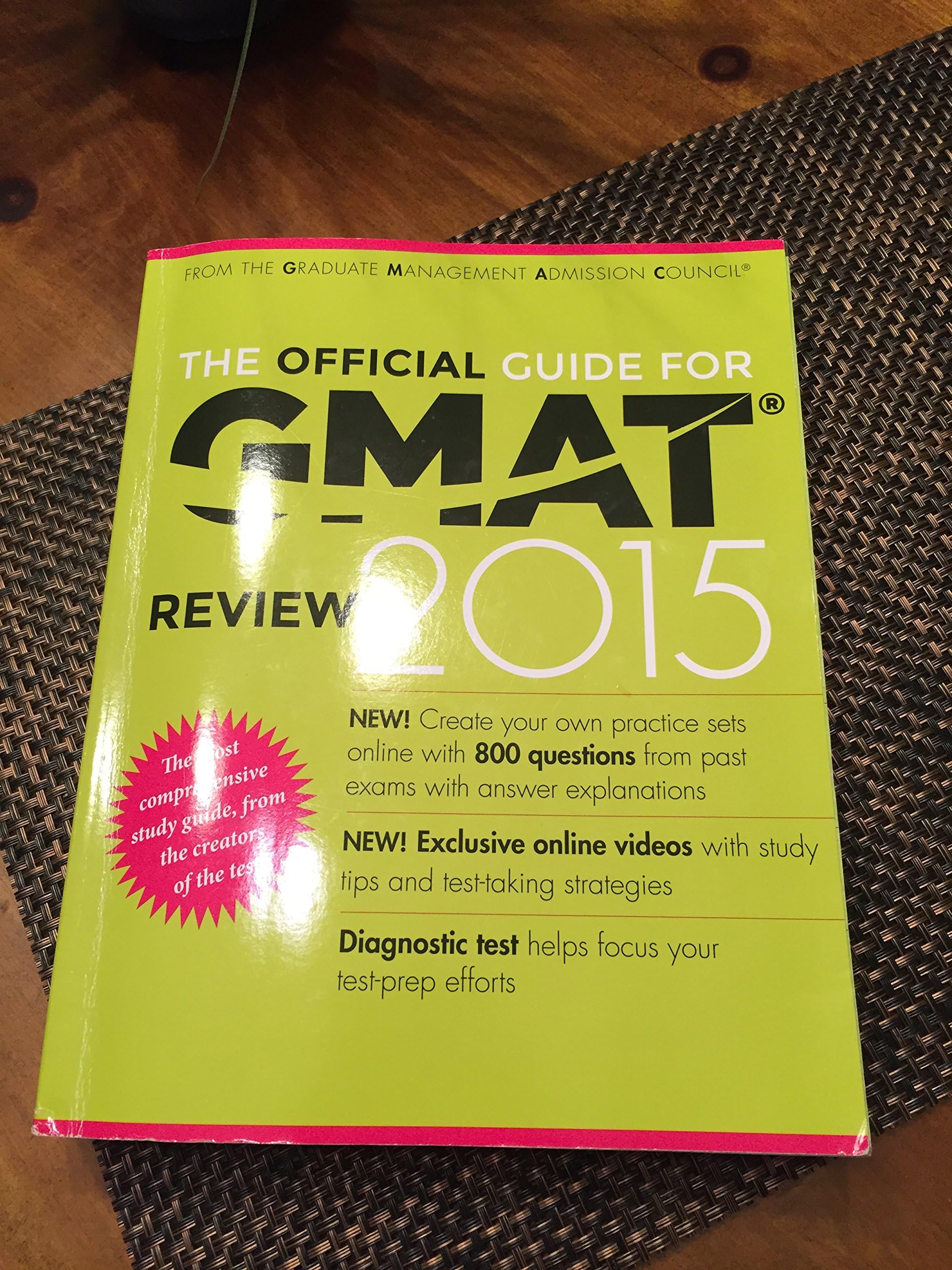 The Official Guide for GMAT Review 2015 with Online Question Bank and Exclusive Video