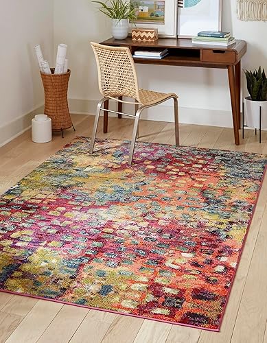 Rugs.com Sevilla Collection - Alfombra mediana de 2 x 3 pies, perfecta para entradas, cocinas, rincones de desayuno, piezas de acento