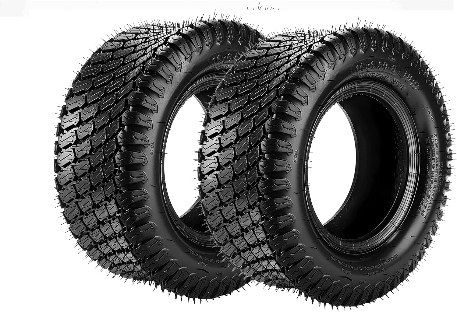 16x6.5-8 Tire,16x6.50x8 Lawn Mower Tubeless Tire, 16x6.5-8 for Tractor Riding Lawnmowers,16-6.50-8 Lawn Mower Tires - Premium 4PR Tubeless Tires with Enhanced Durability product image