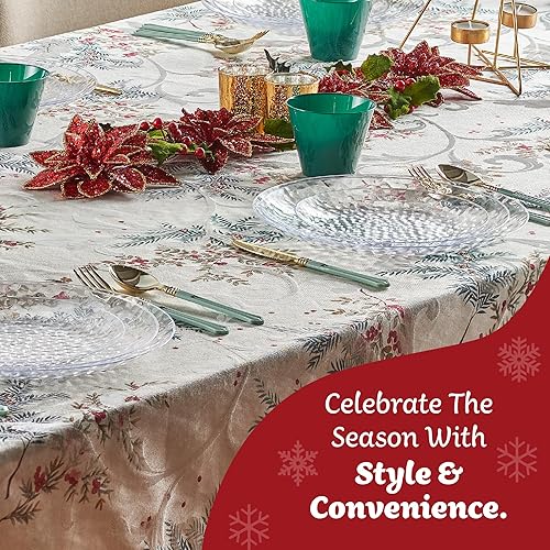 Miniatura 2 de PLASTICPRO Paquete de 30 platos de plástico martillado, platos de plástico desechables pesados, elegantes platos de fiesta martillados transparentes