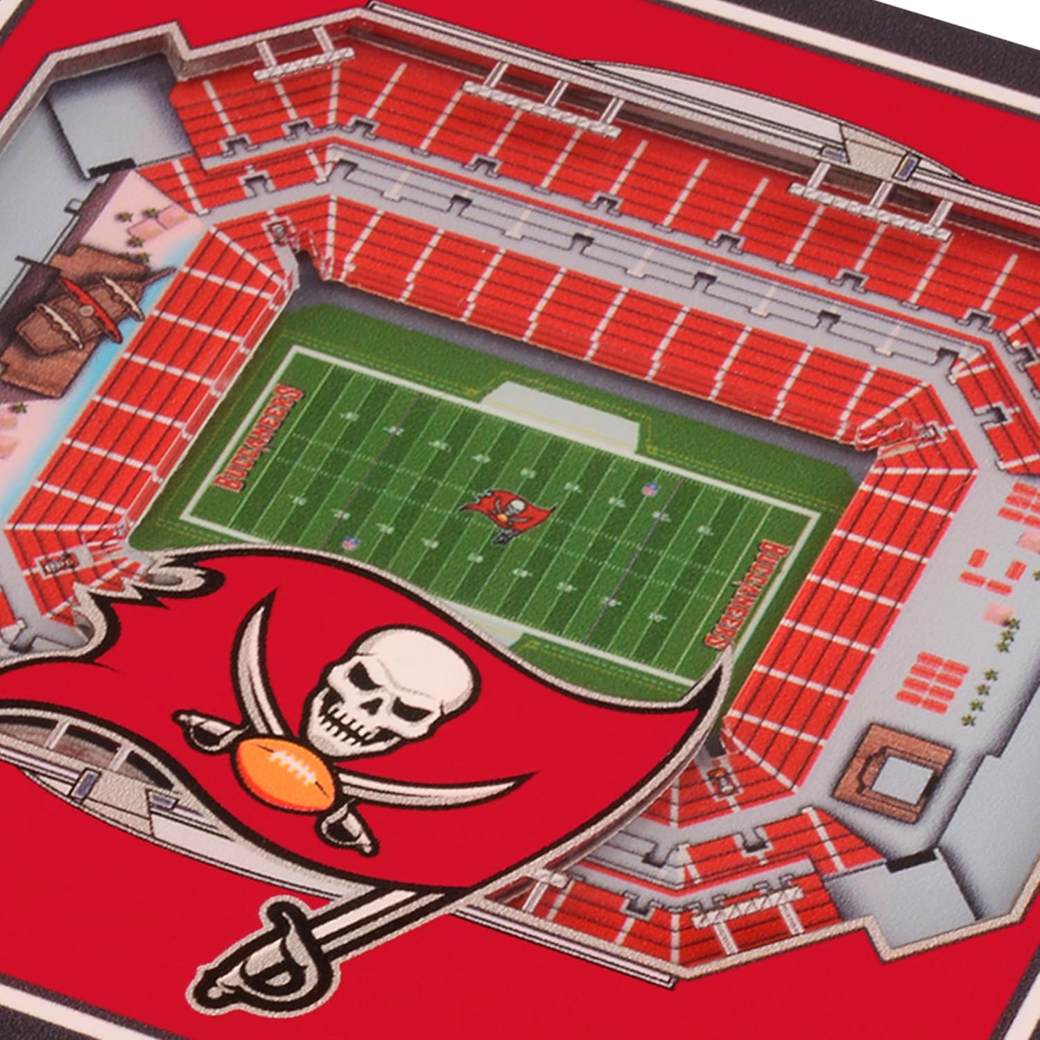 YouTheFan NFL Licensed Fan Cribbage Wood Board Game