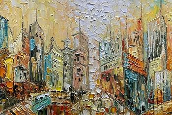 Amazon.co.jp: ART8YUQI 絵画 - 24x48インチ テクスチャカラー