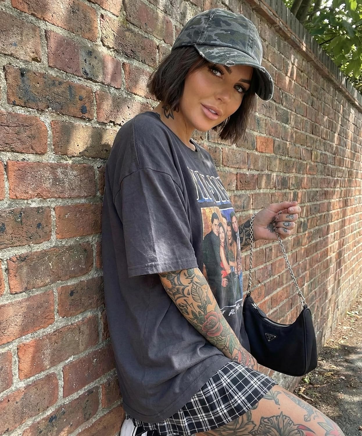 Funky Junque Distressed Baseball Cap - Image 2