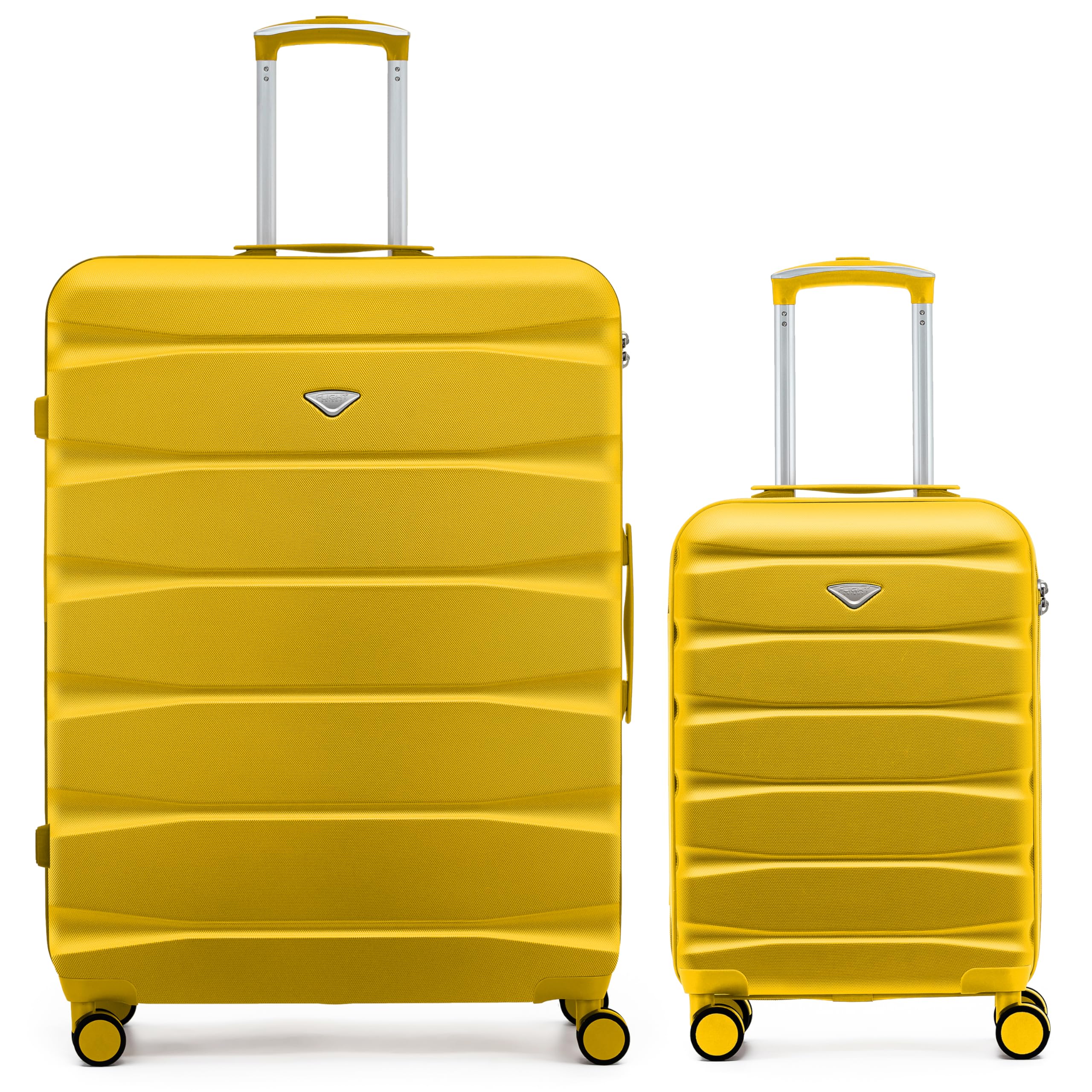 Flight Knight Underseat Cabin Suitcase 45x36x20cm | Free Hand Luggage for EasyJet & Wizz Air | Lightweight ABS Hard Shell with 8 Silent-Glide Spinner Wheels | Max Space Travel Bag — view 78
