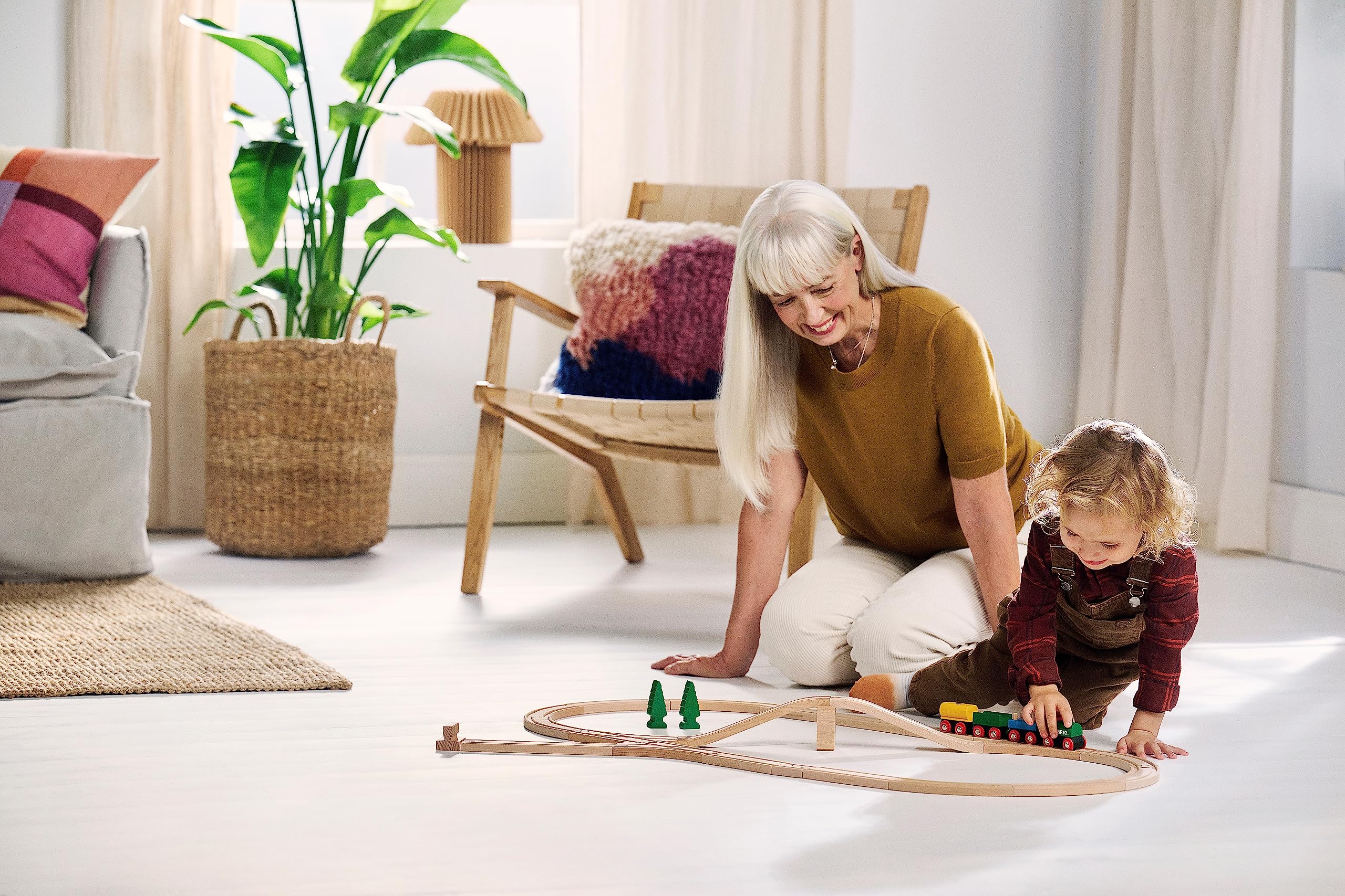 BRIO World 65 Jahre Holzeisenbahn Jubiläums-Zugset - Spielzeug ab 2 Jahre
