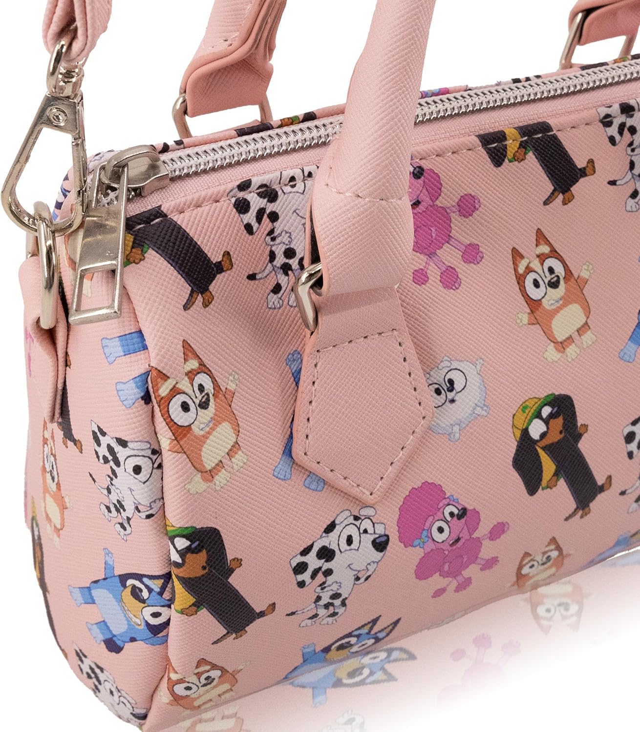 Stitch, Hello Kitty or Bluey 7" Mini Purse Crossbody Handbag for Girls | Leather Women's Shoulder Handbag Satchel - Image 2