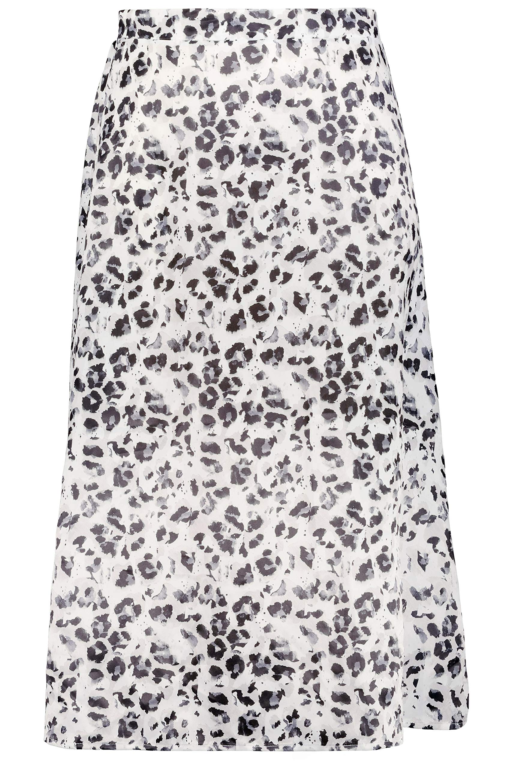 Studio UntoldWomen's Midirock, Leoprint, Satin Skirt