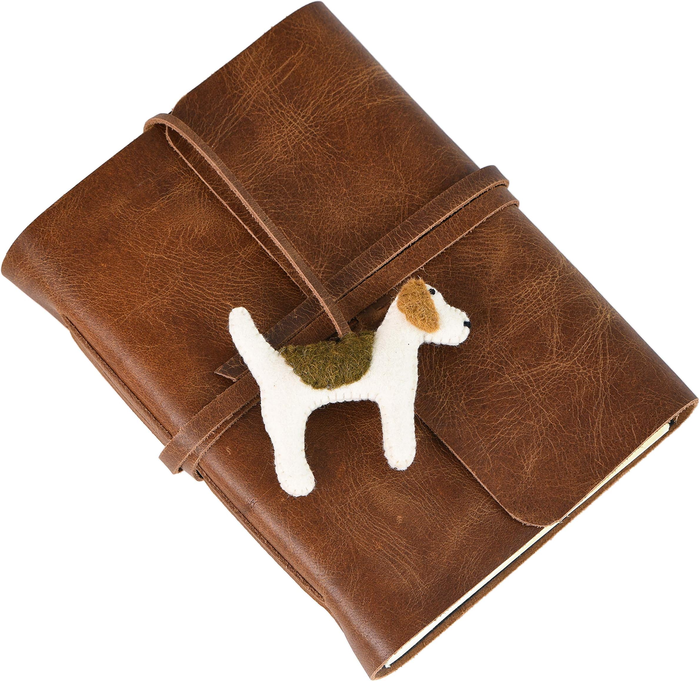 Leather Journal Sketchbook - Handmade Vintage Leather Journal for Women & Men, Best Gift as Leather Notebook, Travel Diary (Brompton Cocoa)