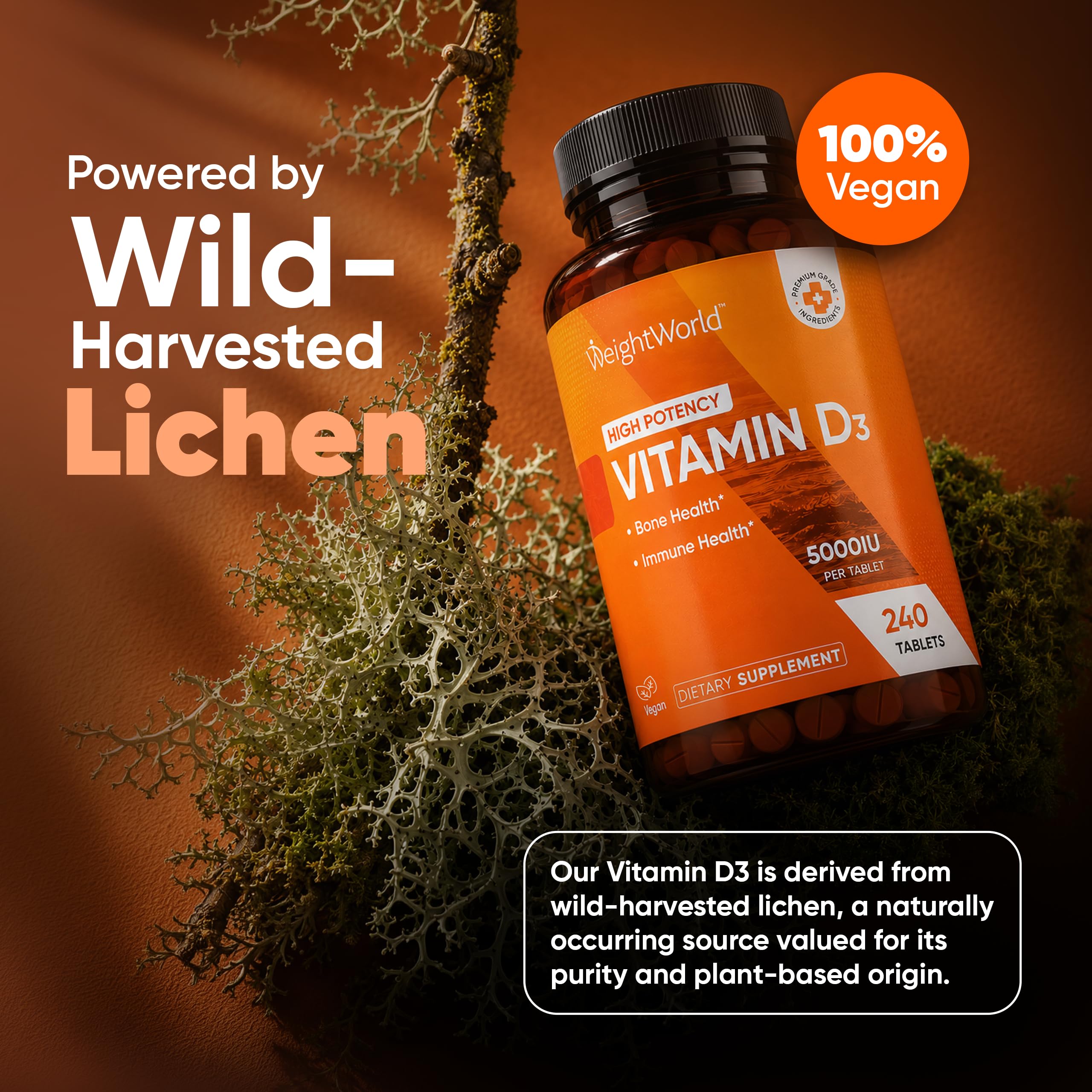 WeightWorld High Potency Vitamin D3 5000IU (125mcg) | 8-Month Supply, 240Ct — Amazon image 4
