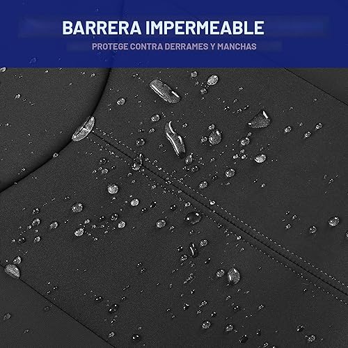 Miniatura 7 de Funda impermeable para asiento de automóvil, fundas de asiento de neopreno para automóviles, fundas interiores de automóvil compatibles con banco