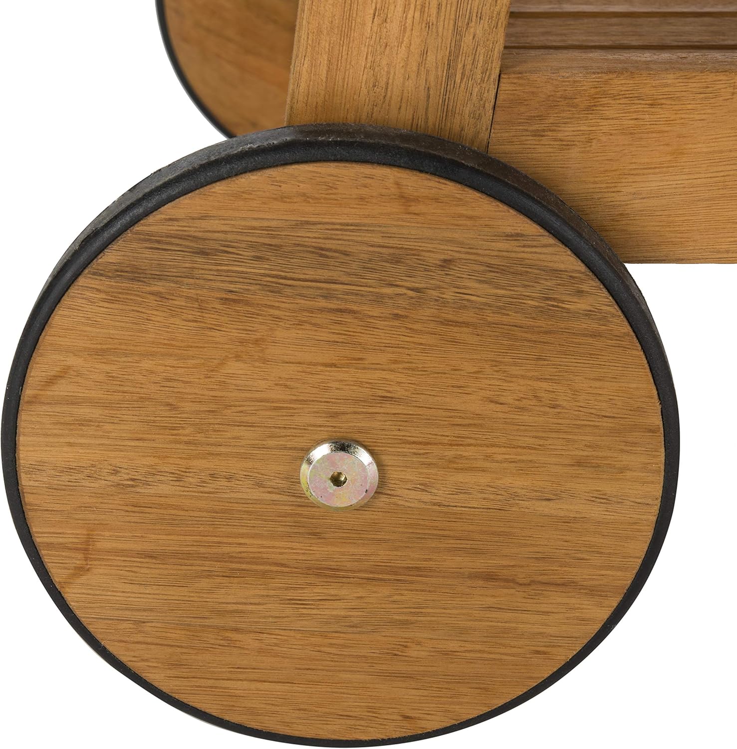 Safavieh PAT7032A Collection Renzo Teak Indoor/Outdoor Bar Cart