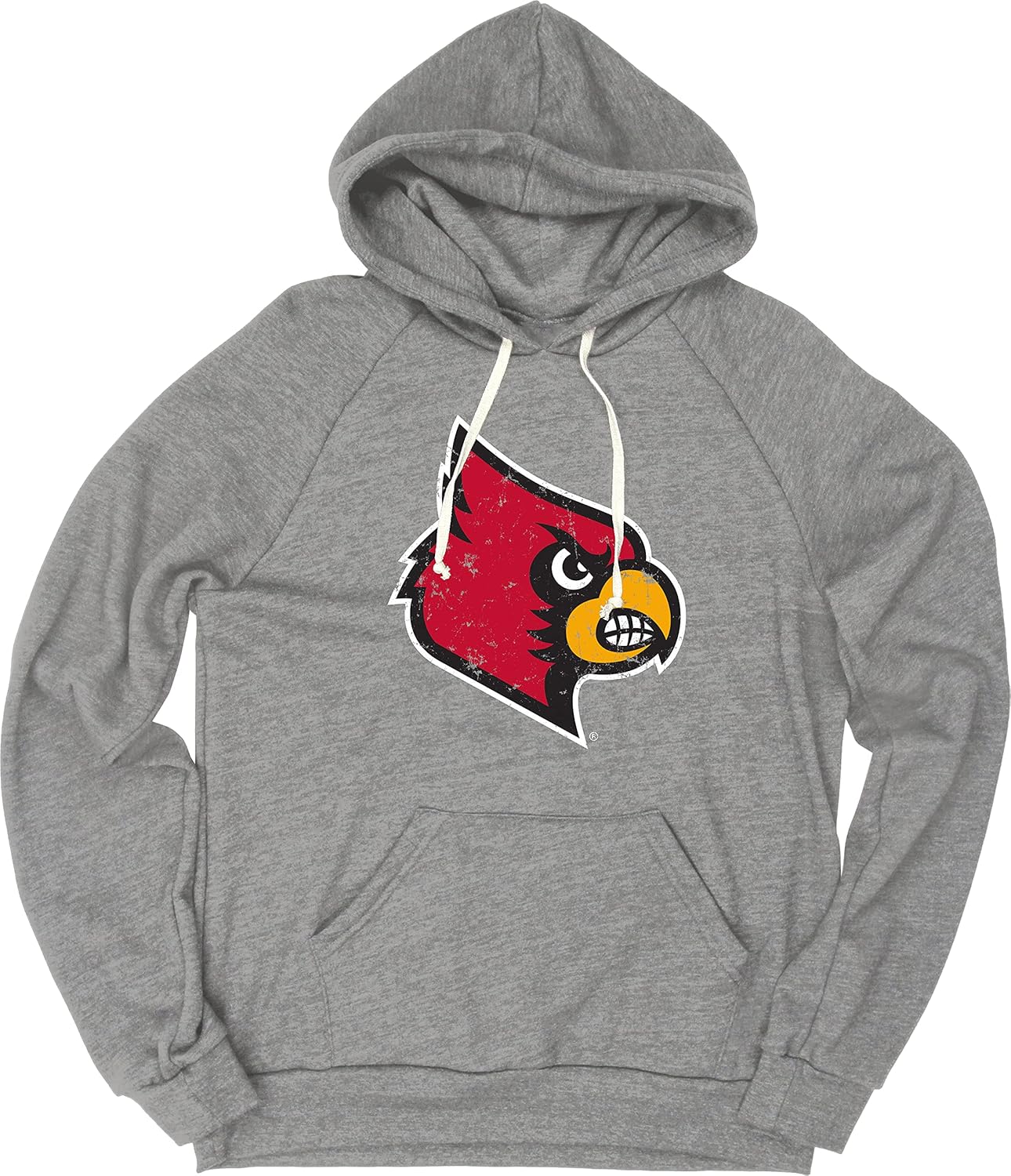 Blue 84 NCAA mens Tri-blend Hoodie Vintage Icon