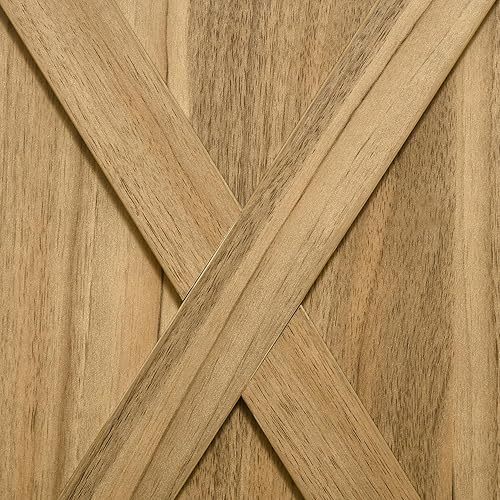 Miniatura 9 de HOMCOM Aparador Estilo Granja Gabinete Buffet, Gabinete de Barra de Café con Puerta de Granero con Cajón y Estante Ajustable para Cocina, Sala de