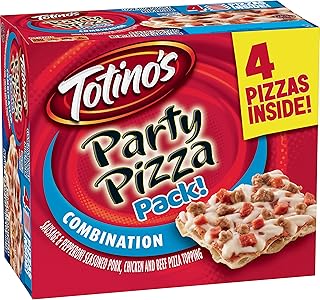 Party Pizza, Combination, Frozen Snacks, 4 Ct, 42.8 oz