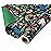 American Greetings Jumbo Kids Christmas Wrapping Paper Roll, Dinosaur, Unicorns, and Yetis Holiday Gift Wrap (175 sq. ft., 1 Extra Large Reversible Roll-30 in. x 70 ft.) Colorful, Black, Green