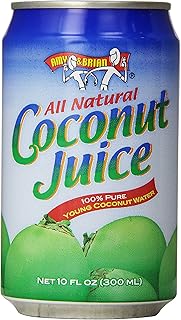 Amy & Brian Coconut Water Original, 10 Fl Oz (Pack of 24)