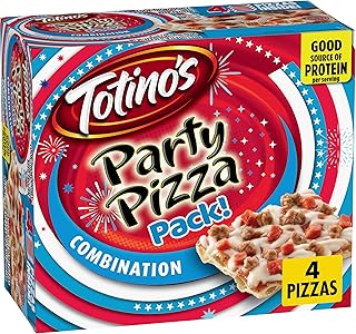 Party Pizza Pack, Combination, Frozen Pizza, Frozen Snacks, 4 Ct, 42.8 oz