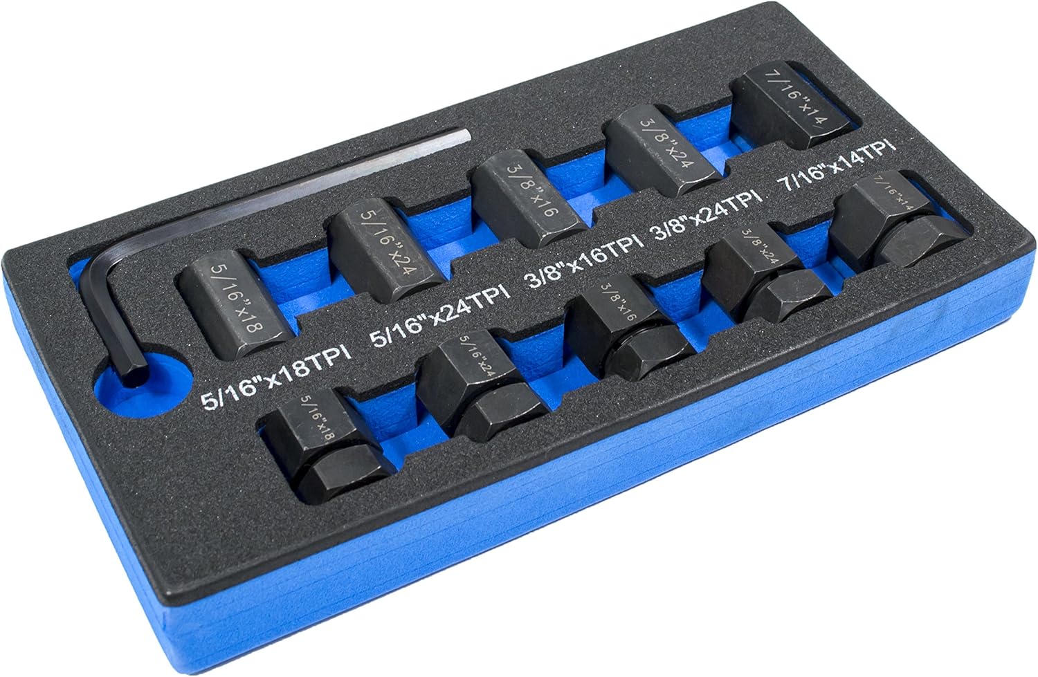 Tool Guy Republic 10 PC Stud Remover and Installer Kit (HT-1540 Metric)