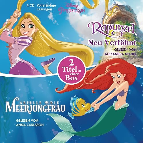 Disney Prinzessin: Arielle, die Meerjungfrau und Rapunzel - Neu verföhnt: 2 Titel in einer Box (Disney Prinzessinnen, Band 1)