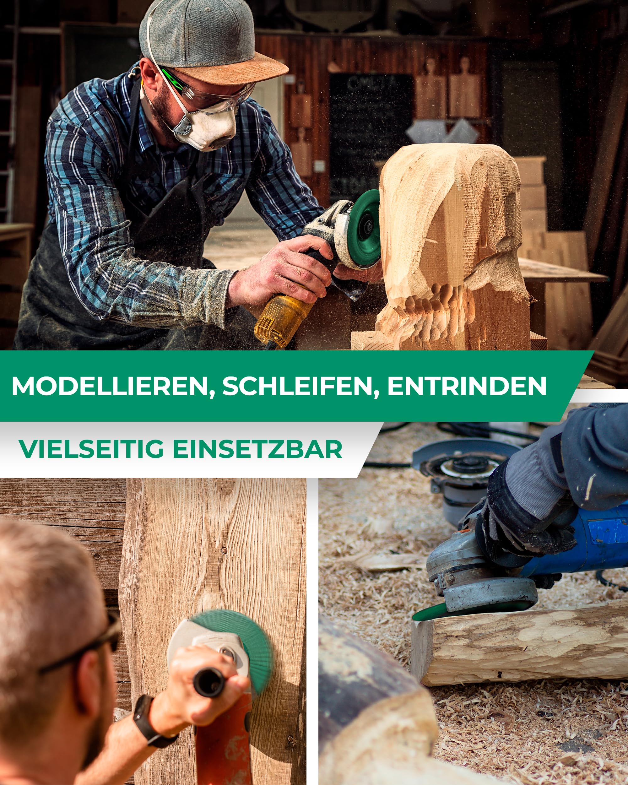 NTools SDSS - Schleifbockscheibe 125 x 6,4 x 22,23 mm zum Schleifen von NTools SDSS - Schleifbockscheibe 125 x 6,4 x 22,23 mm zum Schleifen von