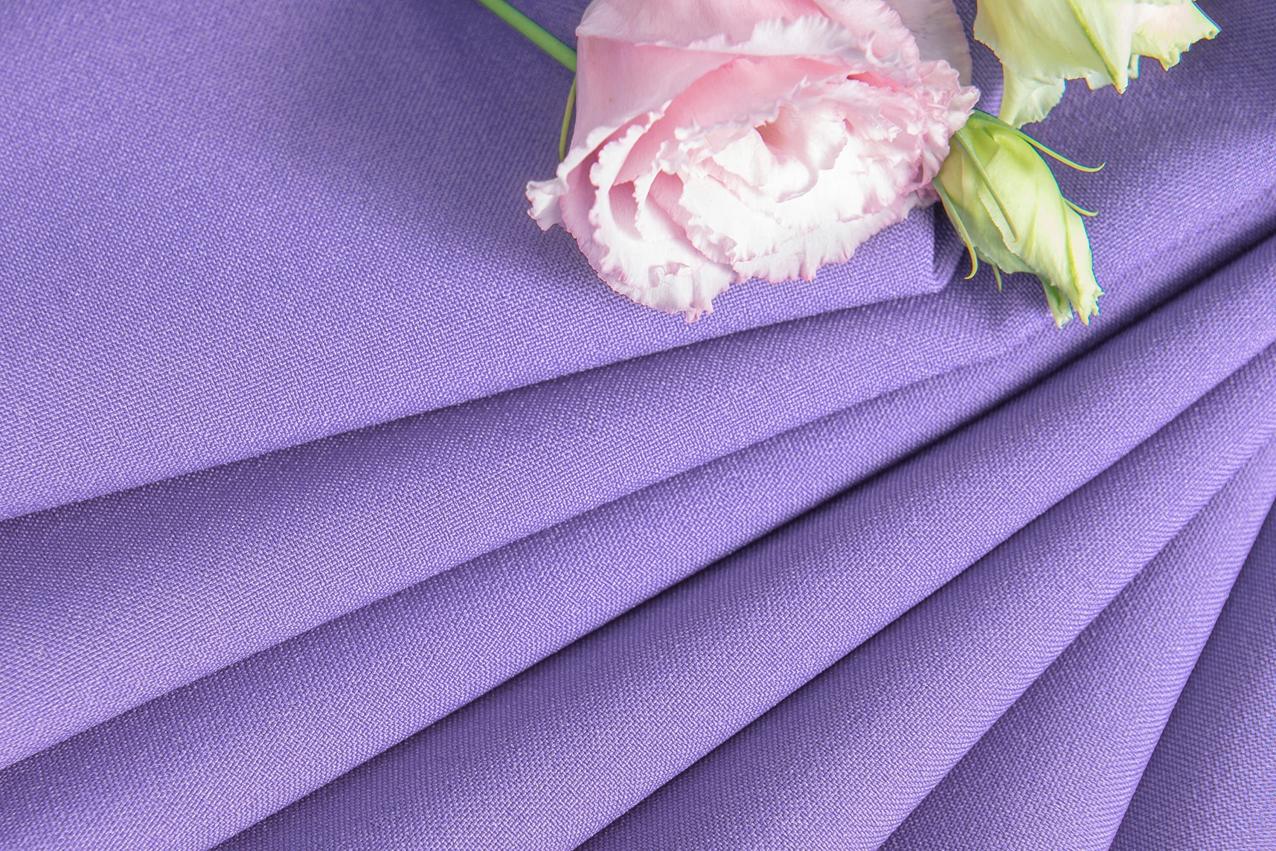 NIBLO Tablecloth Table Runner Table Linen Table Decoration Table Cloth Choice of Colours and Sizes (Lavendell, Tablecloth - Image 4