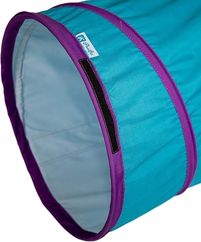 Vista 30 de Pacific Play Tents 41410 - Túnel de gateo Galaxy de 6 pies para niños con estrellas que brillan en la oscuridad Rojo, amarillo