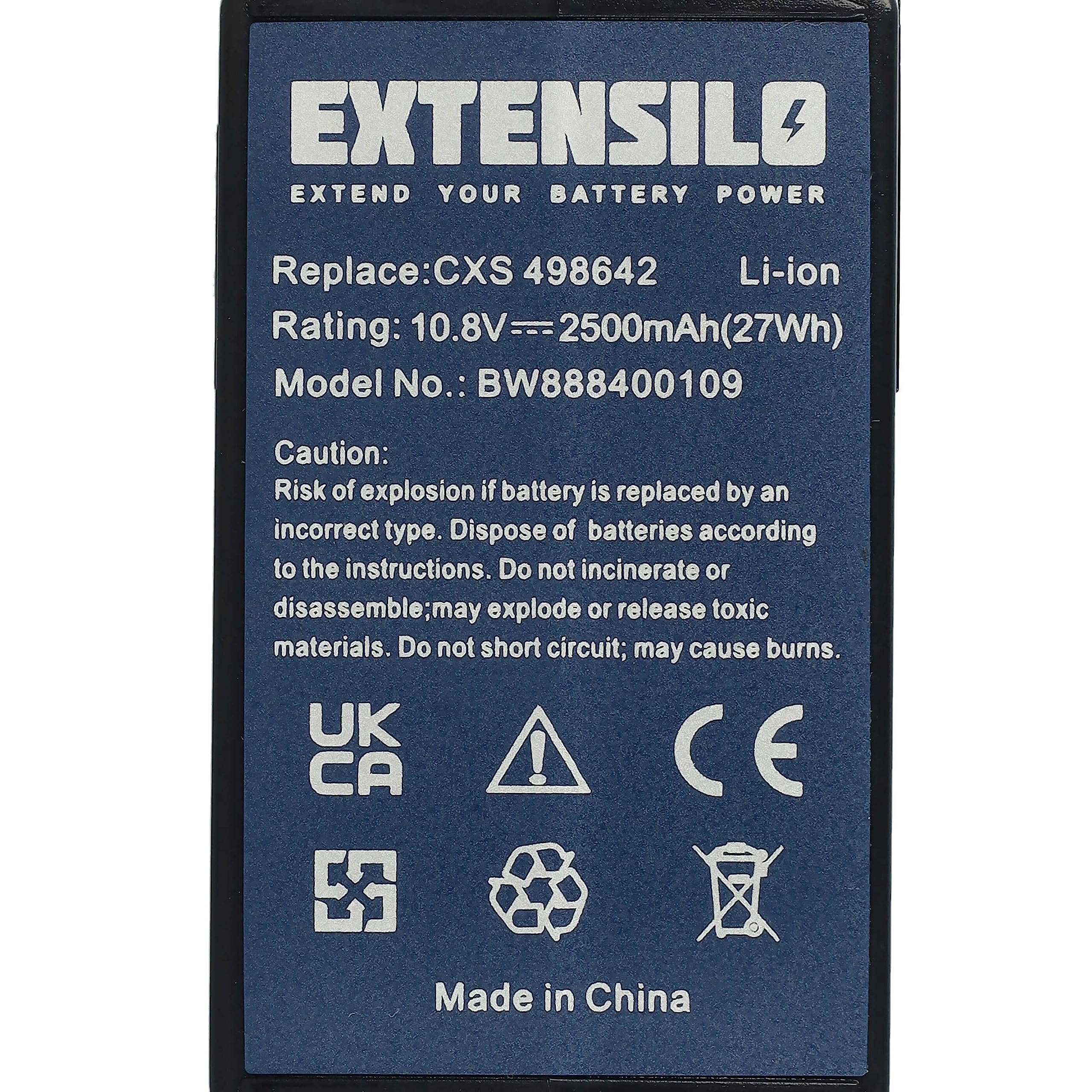 Batterie Compatible avec Festool CXS 1.5 Li Plus
