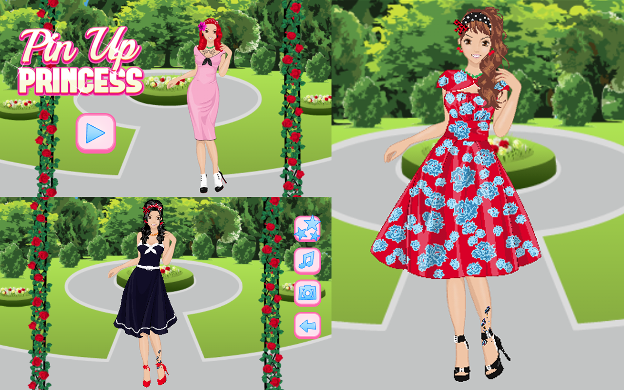 pin up princess dress up Play free Pin Up Princess Dress Up - Princess Games