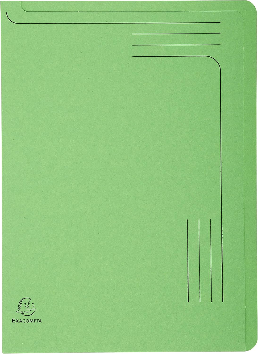 Exacompta - Ref 48000E - Forever Collection - Slip File - 220 x 310mm in Size, Suitable for A4 Documents, 290gsm Recycled Board - Assorted Colours (Pack of 5)