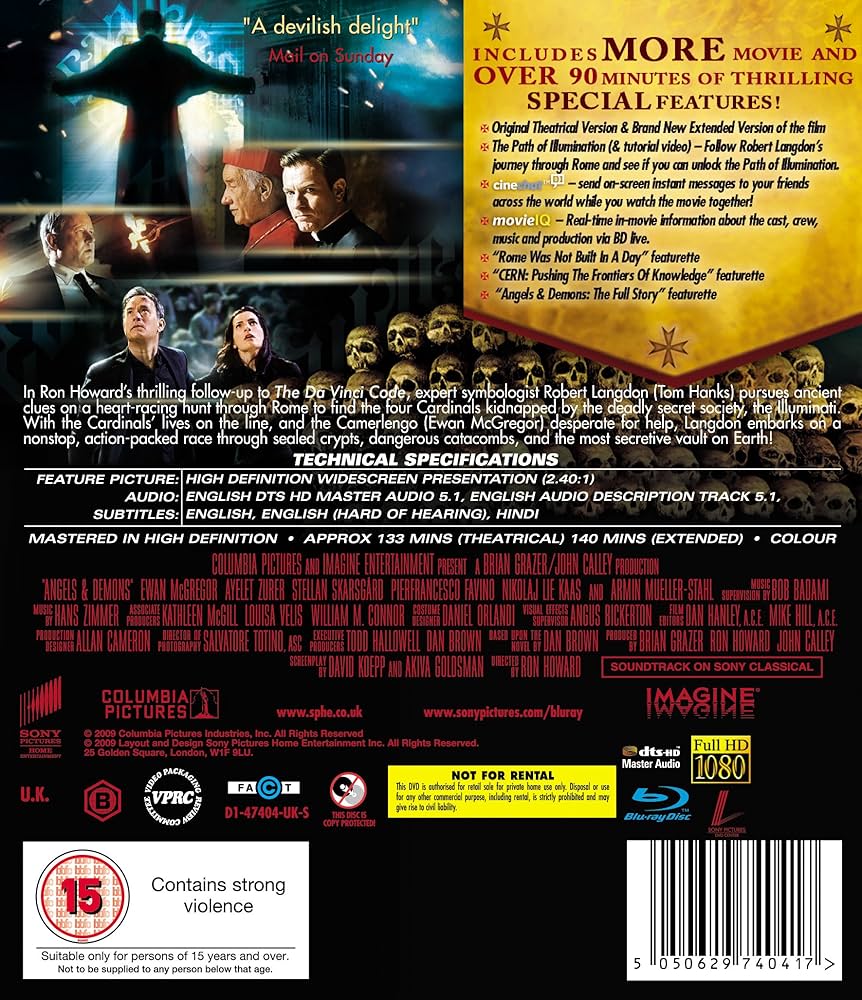 その他 Angels Vs Demons: Fact Or Fiction [DVD] [Import] Amazon.com: Angels & Demons (Blu-ray + DVD + Digital Copy