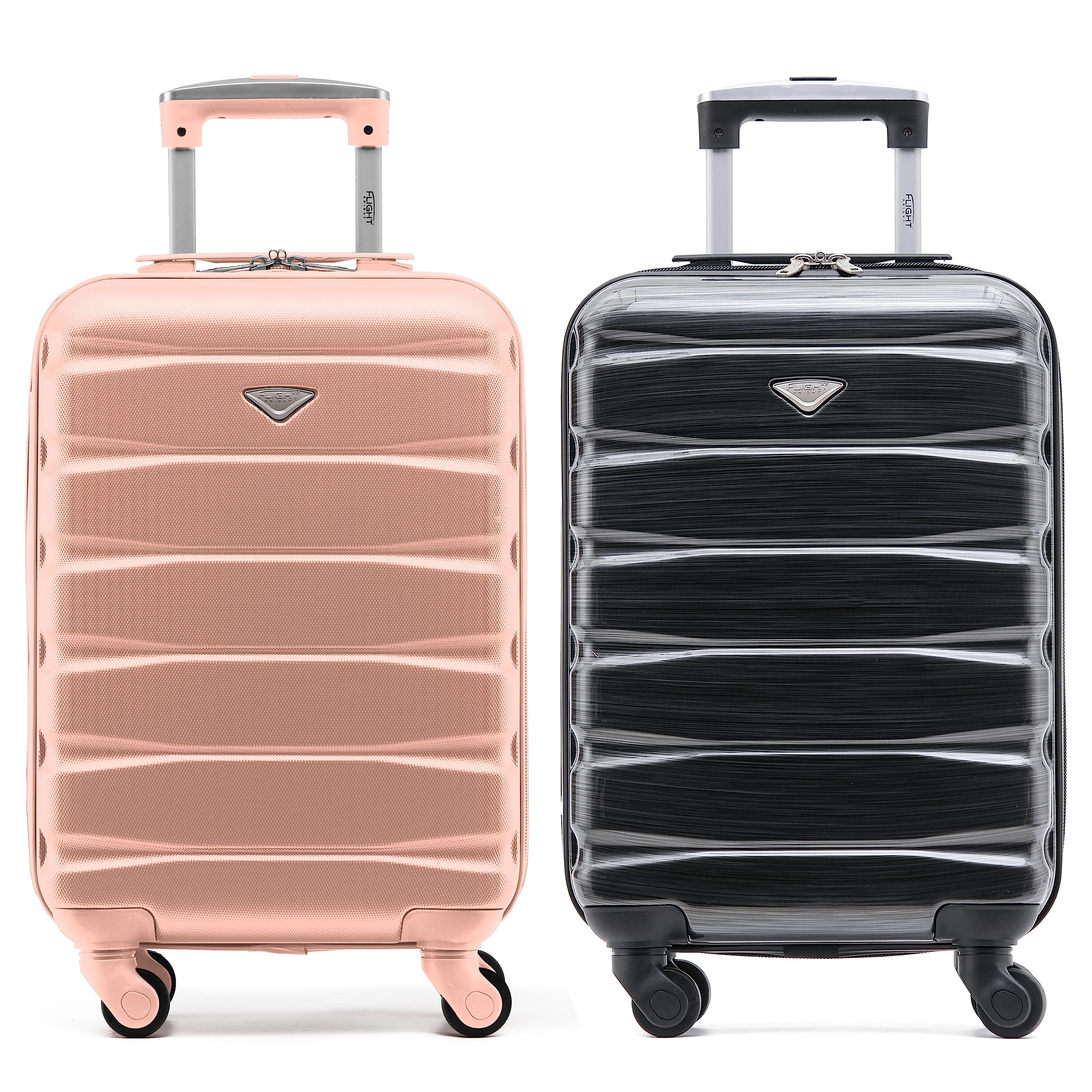 Flight Knight Suitcase Set of 2 Lightweight 4 Wheel ABS Hard Case Cabin Carry On Hand Luggage Approved for Over 100 Airlines Including easyJet, British Airways, Ryanair & Many More 55x35x20cm — view 57