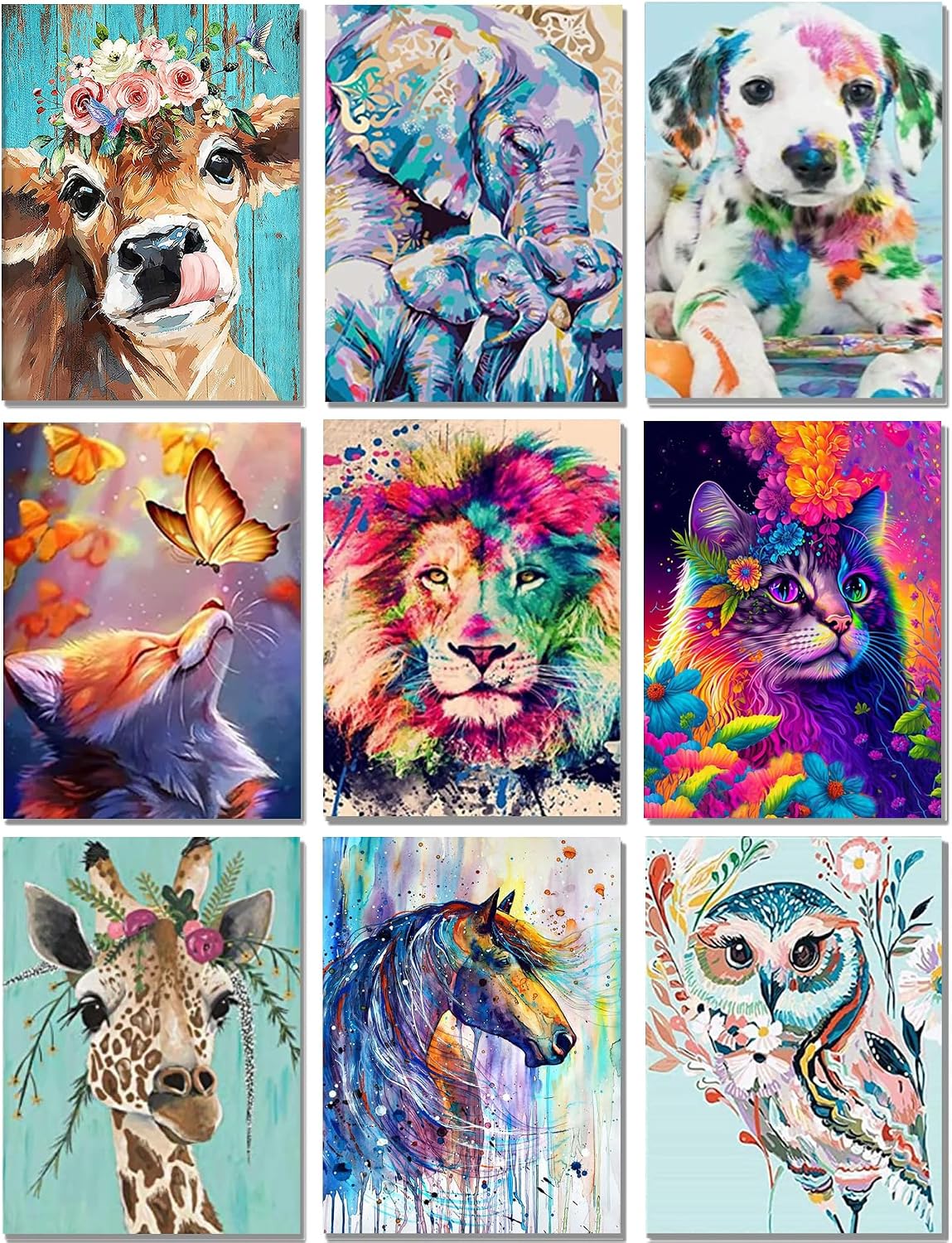 Lxmsja 5D DIY Diamond Painting Kinder Katze Tiere Diamant