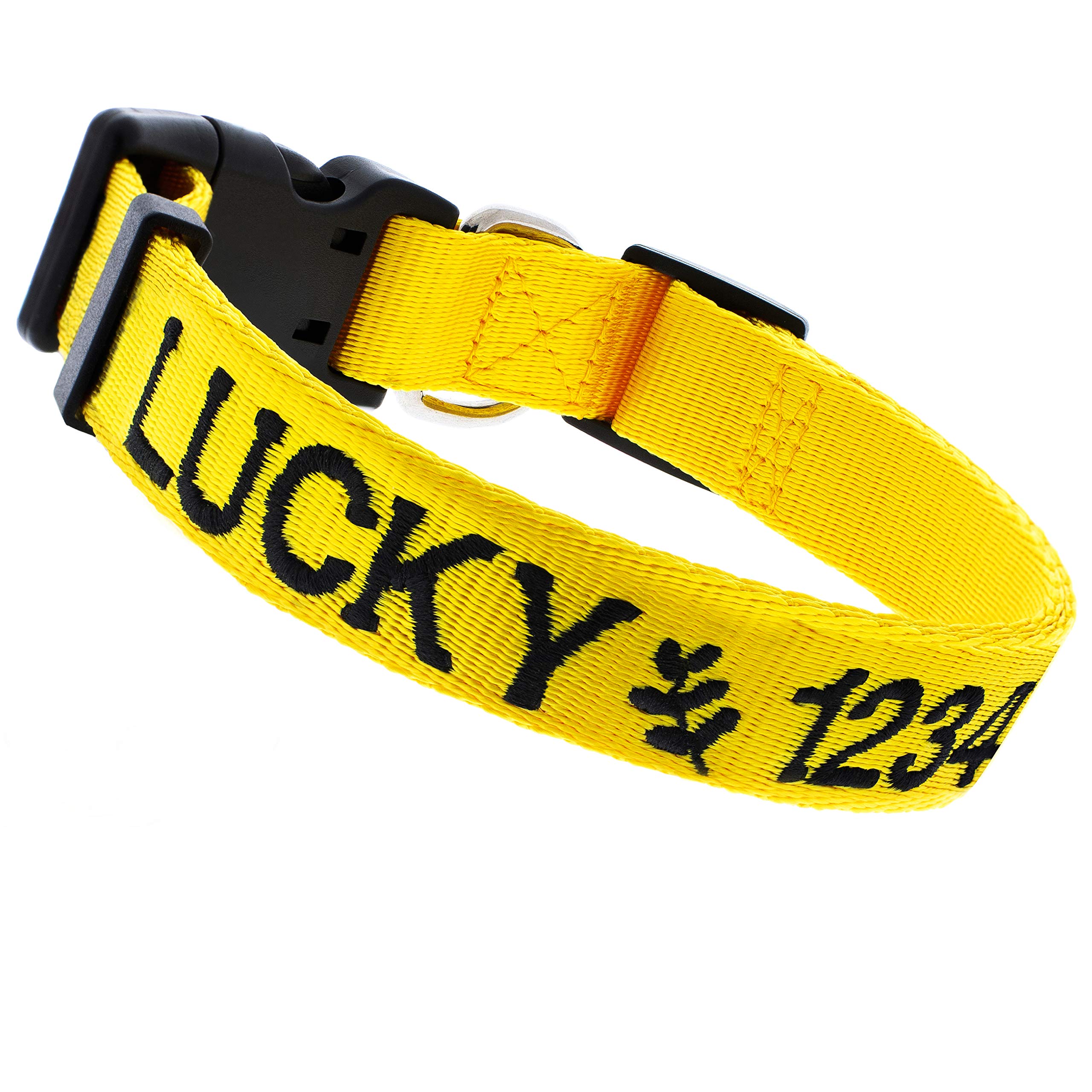 Personalization Lab Embroidered Nylon Dog Collar