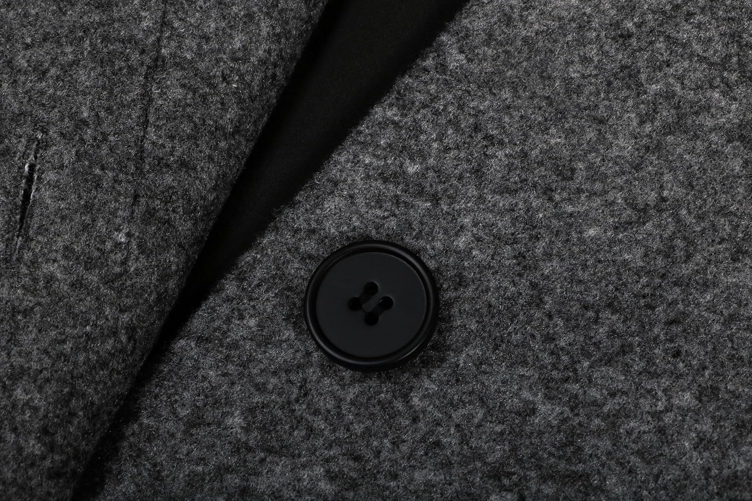 CHARTOU Women Cropped Wool Blend Pea Coat Short Jacket Peacoat Long Sleeve Button Down Crop Jacket - Image 7