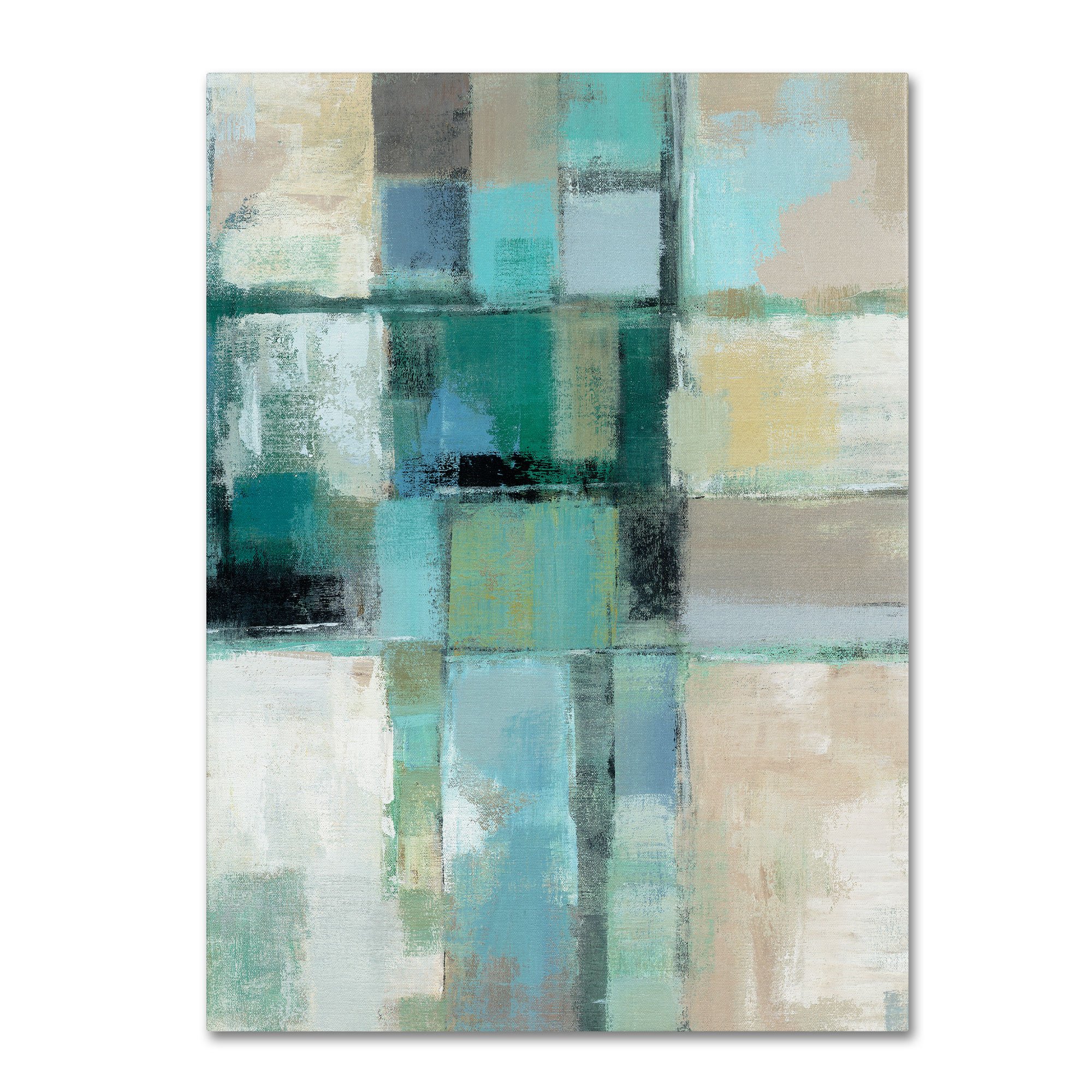 Island Hues Crop II Artwork by Silvia Vassileva, 14 by 19-Inch Canvas Wall Art