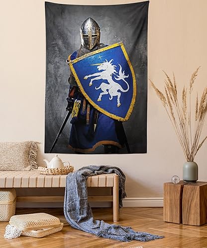 Miniatura 11 de Lunarable Tapiz costero, tumbonas y mar Caribe bajo el parasol naranja, imagen de vacaciones de luna de miel, decoración de tela para colgar