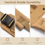Porte-bébé ergonomique tactique avec soutien à la tête, 3–36 mois, brun.Légère porte-bébe respirant avec ceinture élargie élargie pour les parents plus grands, chapeau de soleil caché