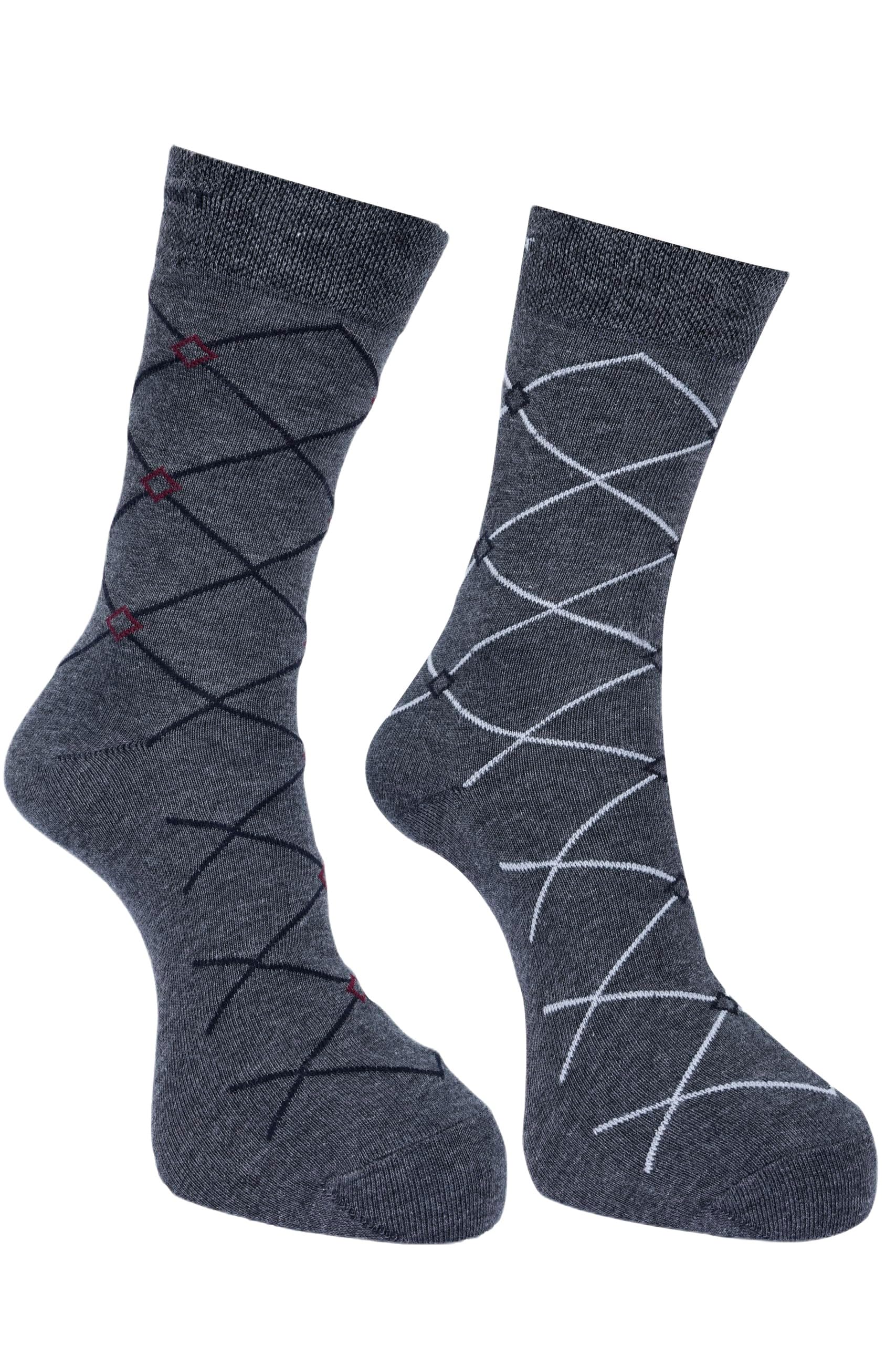 force nxt BY Dollar Full Length Cotton Comfort Socks for Men, Compact Cotton Stretch Crew/Mid Calf Length Socks (Free Size Pack of 2)-picture-15