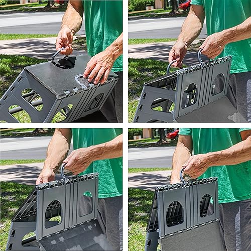 Miniatura 3 de Bee Neat peldaños plegables y portátiles para perros grandes, medianos y pequeños, escaleras para mascotas para interior y exterior, ideal para