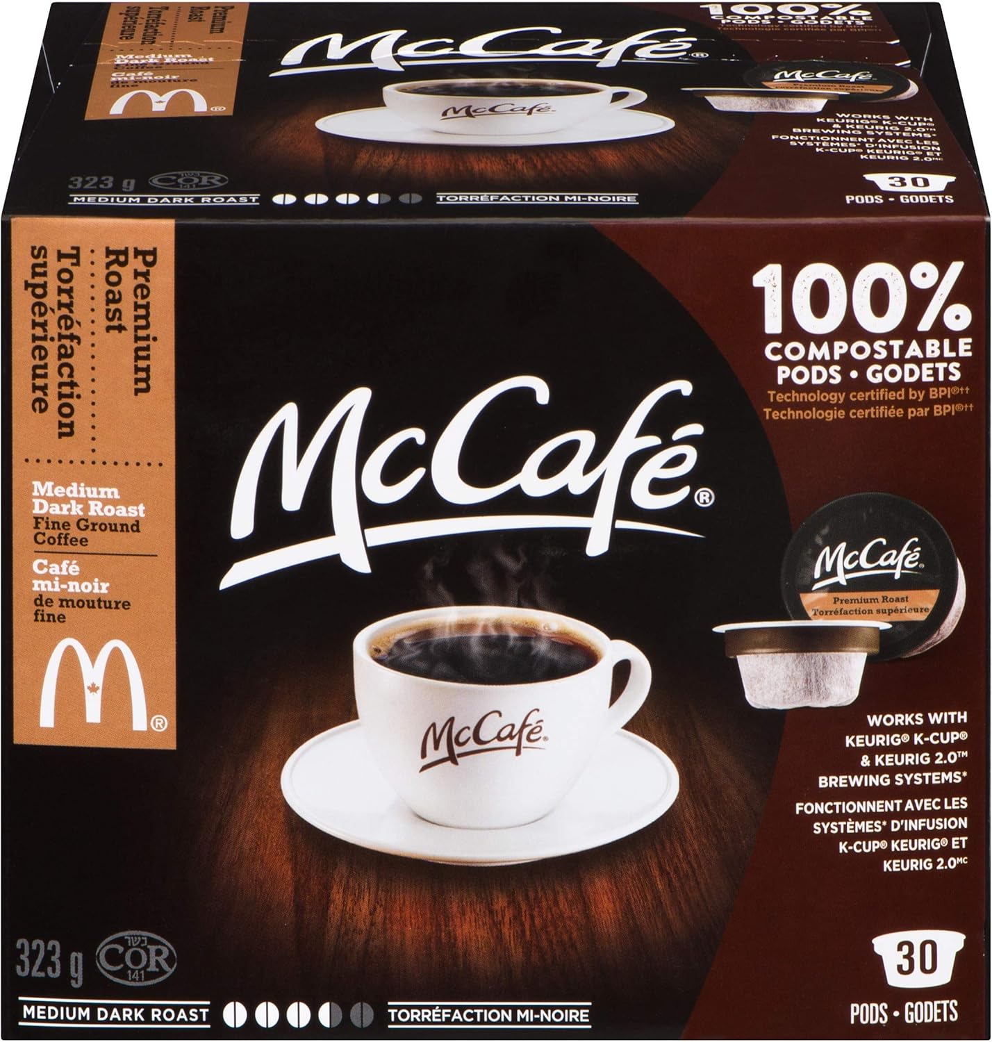 Premium Roast Coffee Keurig K-Cup Pods 