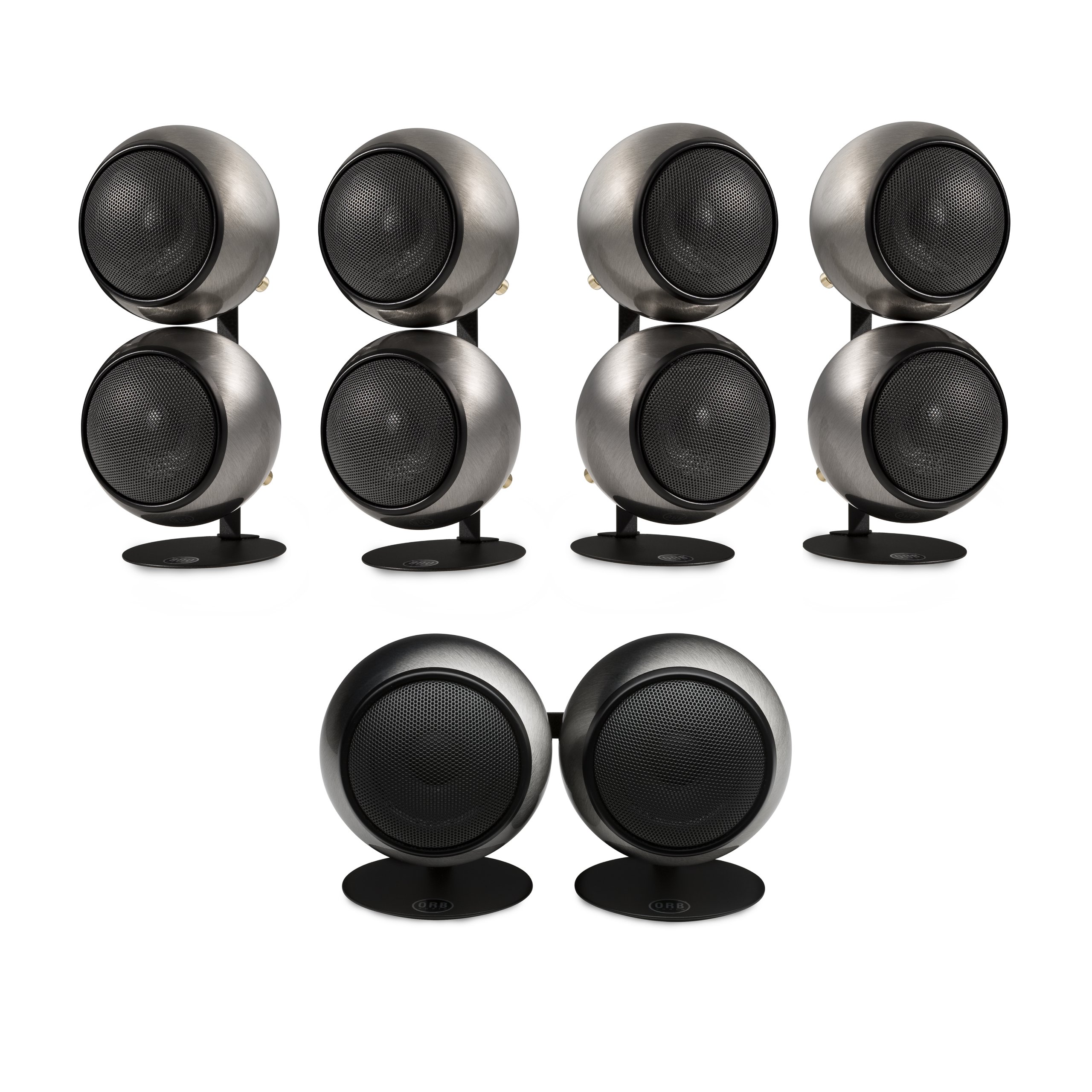 Orb Audio's Mod2X HT QuickPack in Hand Polished Steel