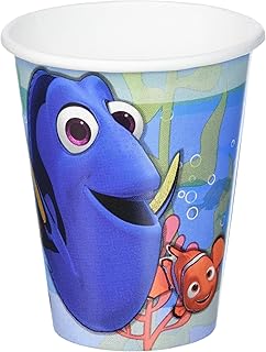 Disney Party Paper Cups | Pixar Finding Dory | 9 Ounces | 8 Pcs.