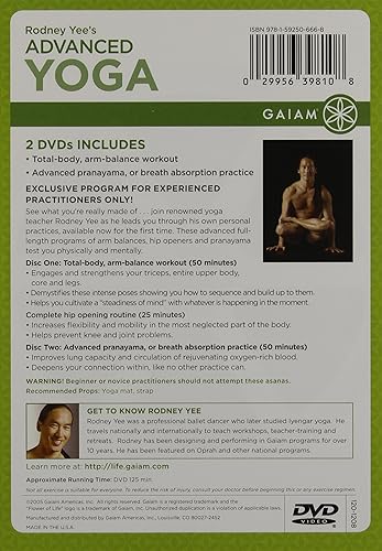 Vista 2 de Rodney Yee - Yoga Avanzado