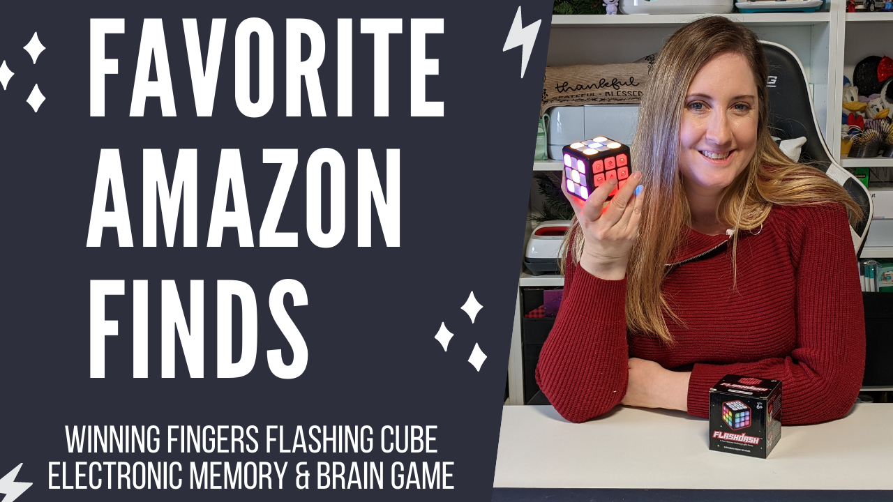 Winning Fingers Flashing Cube Electronic Memory Brain Game