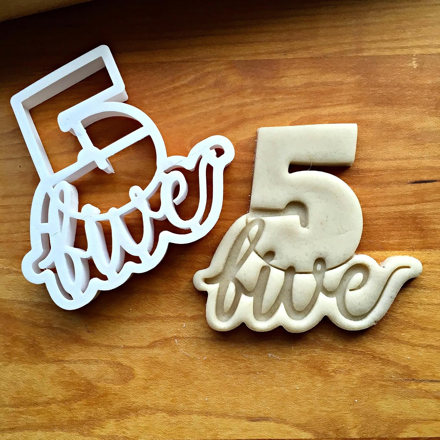 Inc Set of 10 Lettered Numbers Cookie Cutter - Dishwasher Safe (5")