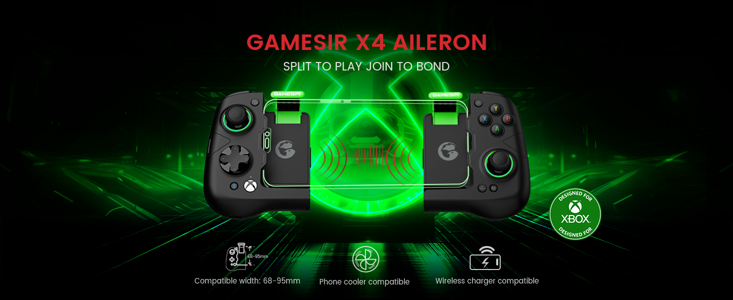 GameSir X4 Aileron Bluetooth Mobile Gaming Controller for Android