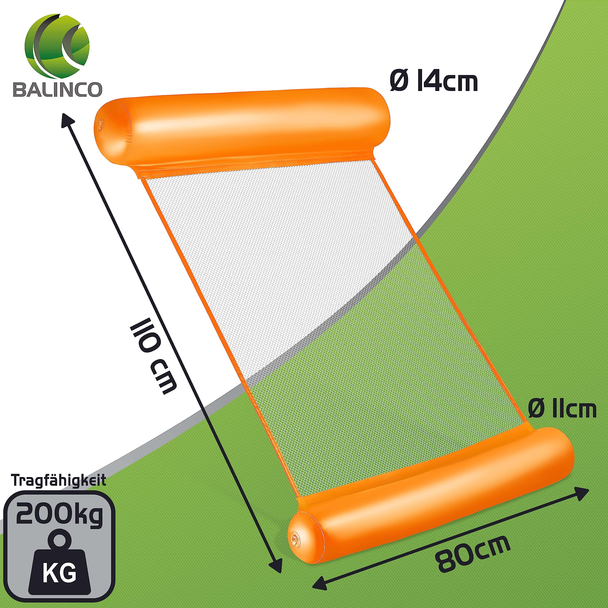 Balinco Inflatable Hammock Adults, Water Toy Children, Air Mattress Water, Water Mattress, Relax Mat, Water Hammock - Image 2