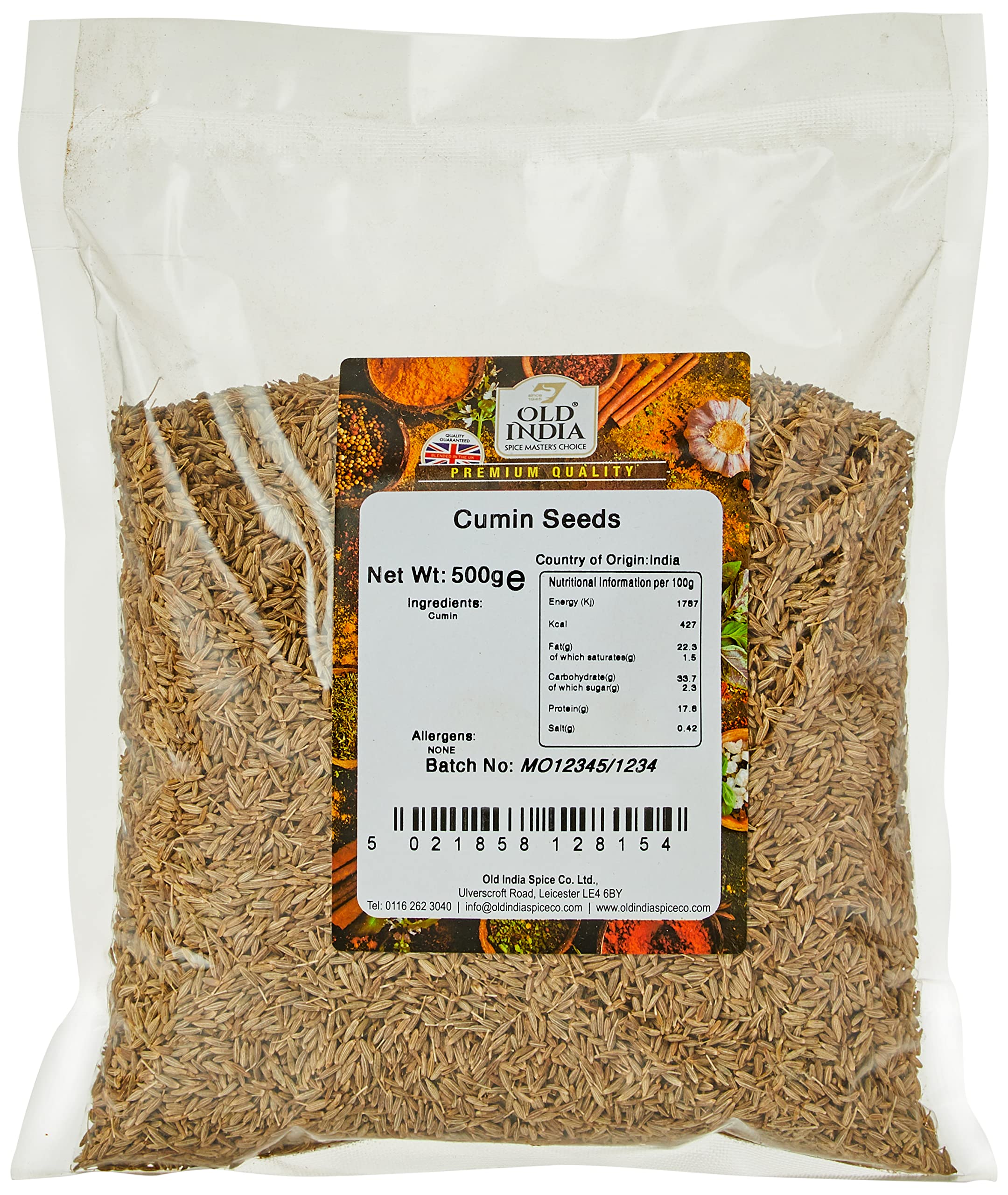 Old India Cumin Seeds 500g
