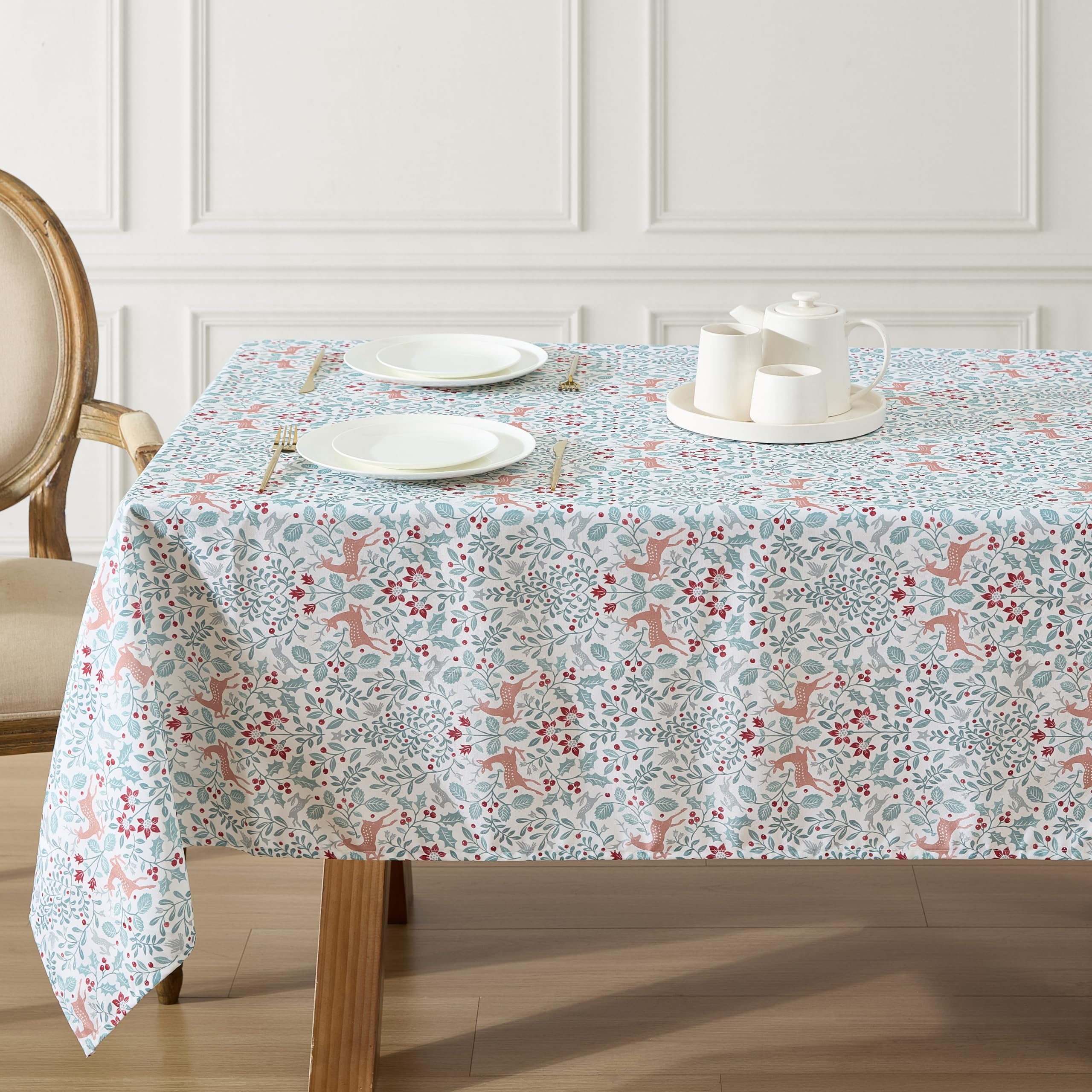 専用ページ　♡ローラアシュレイ テーブルクロス Amazon｜Laura Ashley 装飾テーブルクロス、しわや汚れ防止、こぼれ